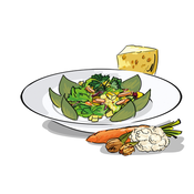 Pikanter Salat mit Buttermilch