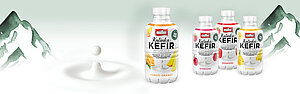 Neue Geschmacksdimensionen: Müller Kalinka fettarmer Kefir mild Frucht jetzt noch intensiver