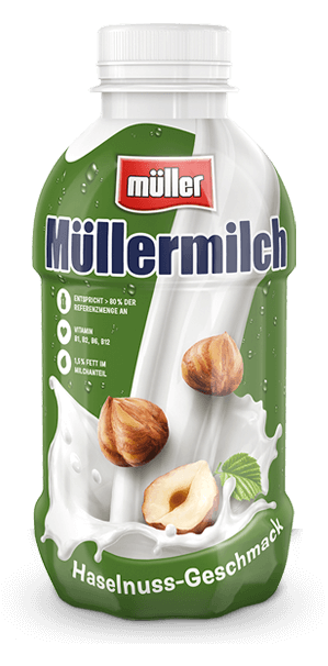 Müllermilch Haselnuss