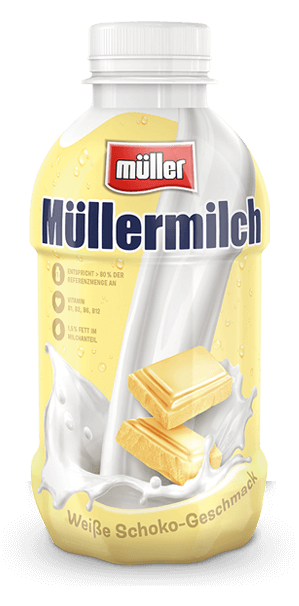Müllermilch Weiße Schoko
