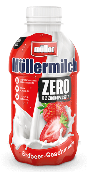 Müllermilch Zero Erdbeer