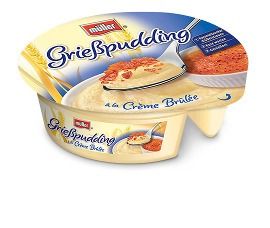 Grießpudding À la Crème Brûlée