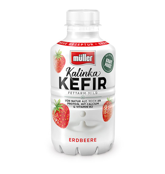 Kalinka Kefir mild Erdbeere