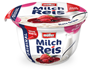 Milchreis Original Rote Grütze