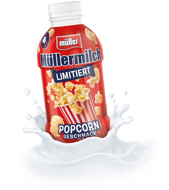 Müllermilch Limitiert Popcorn Geschmack