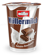 Müllermilch Original im Becher Schoko