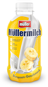 Müllermilch Original in der Flasche Bananen-Geschmack