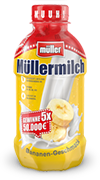Müllermilch Original in der Flasche Bananen-Geschmack