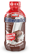 Müllermilch Original in der Flasche Schoko-Geschmack