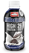 Müllermilch High Protein High Protein Cookies & Cream-Geschmack