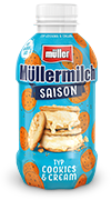 Müllermilch Saison Typ Cookies & Cream