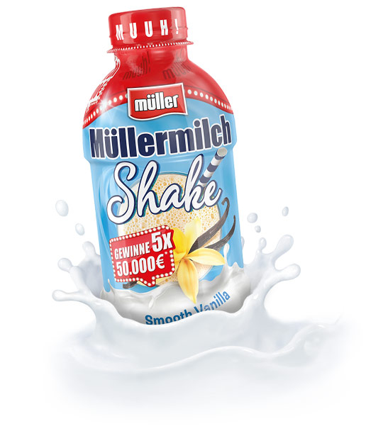 Müllermilch Shake Shake Smooth Vanilla