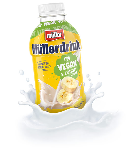 Müllerdrink Vegan Müllerdrink Vegan mit Bananen-Geschmack