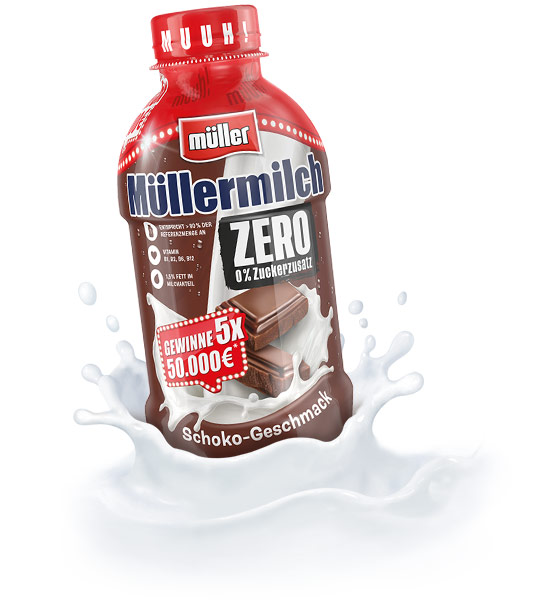 Müllermilch Zero Schoko-Geschmack